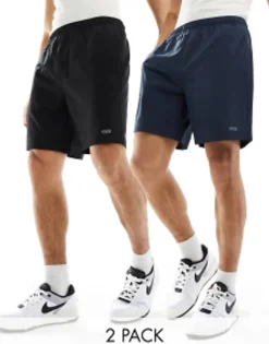 Shorts*4505 Icon 7 Inch Training Shorts With Quick Dry In Black And Navy Black/Navy
