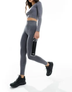 Trousers & Leggings*4505 Icon Seamless Rib Gym Leggings In Washed Grey