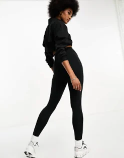 Tall*4505 Tall Icon Run Tie Legging Black
