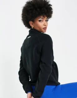 Tall*4505 Tall Ski Fleece With Poppers Black