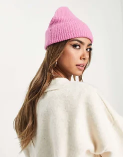 Hats*Accessorize Soho Beanie Hat In Bubblegum Pink