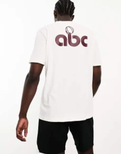 Sportswear*adidas performance Adidas Basketball Camp Story Back Print T-Shirt In White
