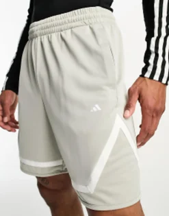 Sportswear*adidas performance Adidas Basketball Pro Block Shorts In Grey