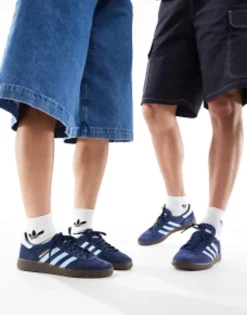 Sportswear*adidas Originals Handball Spezial Gum Sole Trainers In Navy