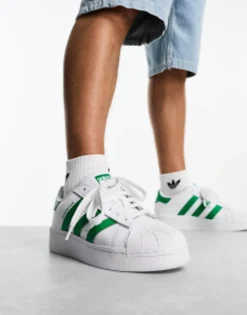 Sportswear*adidas Originals Superstar Xlg Trainers In Future /Green White