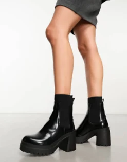 Chelsea Boots*ALDO Bigmood Leather Chelsea Boots In Black