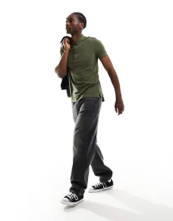 Polo Shirts*AllSaints Reform 2-Pack Polo Shirts In Multi Blk/Sorghum Green