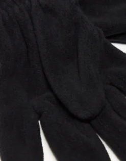 Gloves*Alpha Industries Label Fleece Gloves In Black
