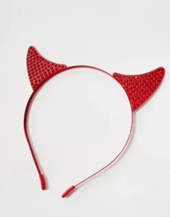Hair Accessories*Ann Summers Halloween Diamante Devil Horn Headband In Red