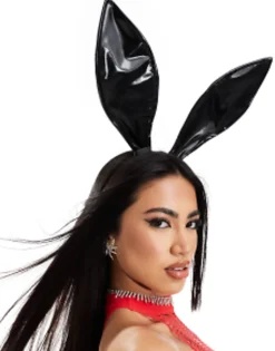 Hair Accessories*Ann Summers Vinyl Bunny Ears Headband In Black