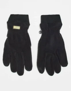 Gloves*Barbour International Axle Fleece Gloves In Black