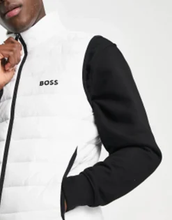 Sportswear*BOSS Green Boss Athleisure Thor Quilted Gilet In White