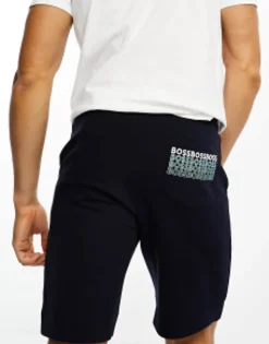 Sportswear*BOSS Green Headlo 1 Jersey Shorts In Navy Blue