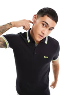 Polo Shirts*BOSS Green Paddy Polo In Charcoal