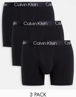 Gifts*Calvin Klein 3 Pack Boxer Brief In Black