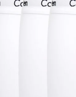 Underwear*Calvin Klein Cotton Stretch 3 Pack Low Rise Trunks In White