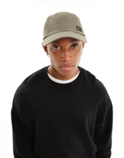 Caps & Hats*Calvin Klein Golf Cotton Twill Cap In Khaki