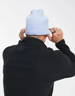 Sportswear*Calvin Klein Golf Losar Knitted Beanie In Light Blue