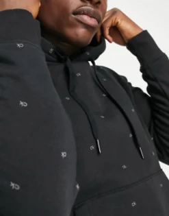 Sportswear*Calvin Klein Golf Planet Monogram Hoodie In Black