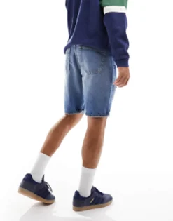 Shorts*Calvin Klein Jeans Cc Regular Denim Shorts In Light Wash Blue Denim Light