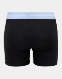 Underwear*Calvin Klein 5-Pack Trunks With Coloured Waistband In Black