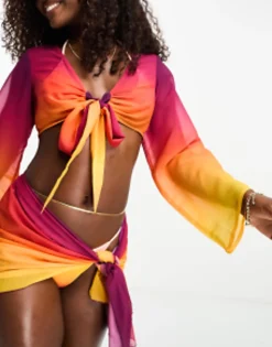 Swimwear & Beachwear*Candypants Bikini In Ombre Pink And Orange