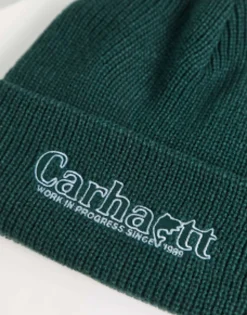 Beanies*Carhartt WIP Pond Beanie In Green