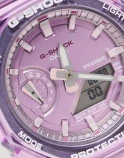 Watches*Casio Gma-S2100Sk Watch In Clear Purple Purple Clr