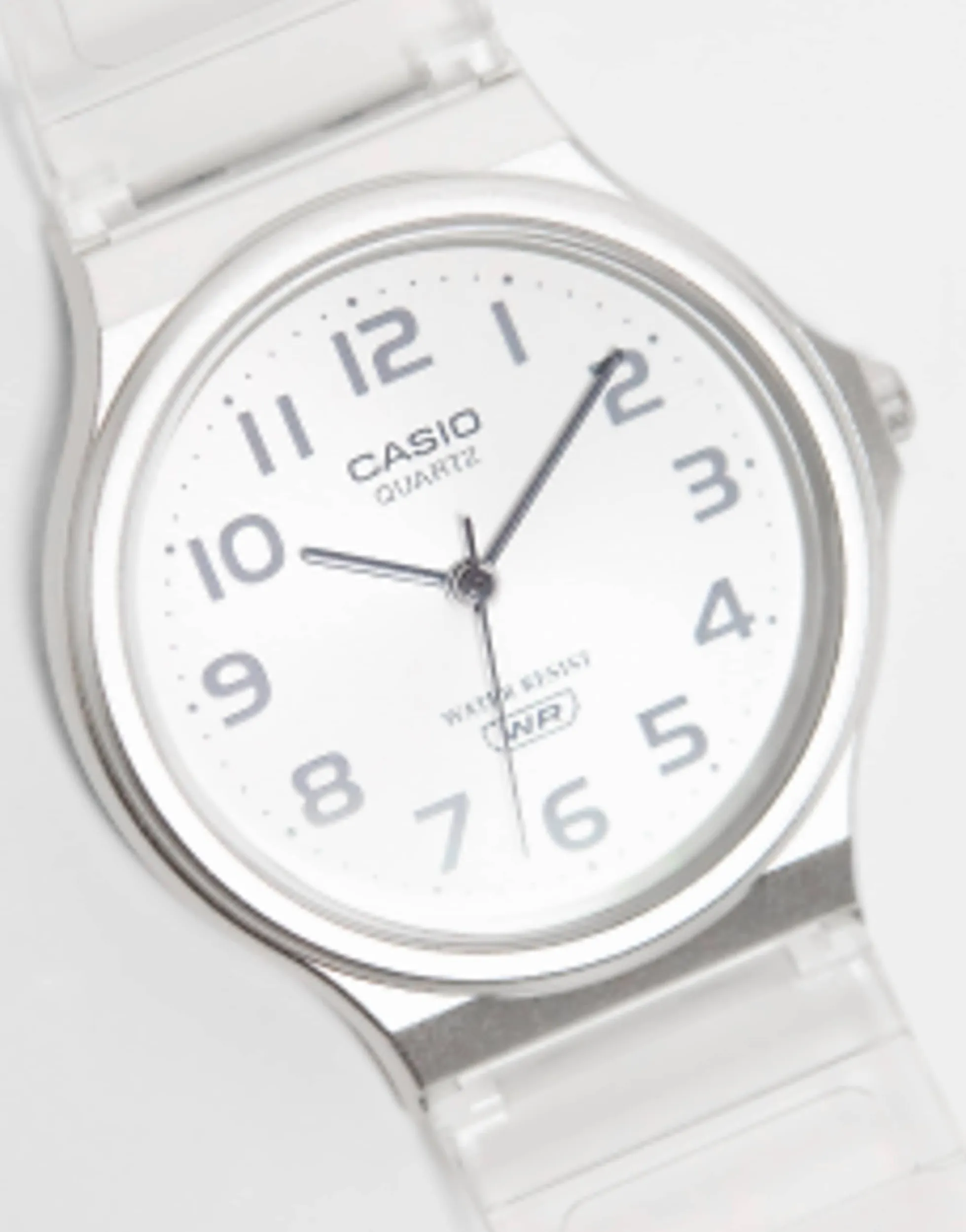 Watches*Casio Mq24S Skeleton Series Silicone Watch In White