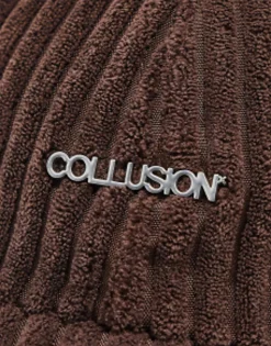 Caps*Collusion Unisex Chunky Cord Cap In Brown