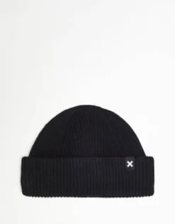 Beanies*Collusion Unisex Fisherman Beanie In Black