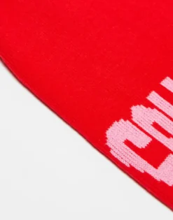 Beanies*Collusion Unisex Skater Beanie With Logo Knit In Red