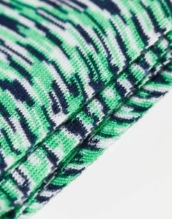 Scarves*Collusion Unisex Skinny Scarf In Green Tie Dye Mid Green