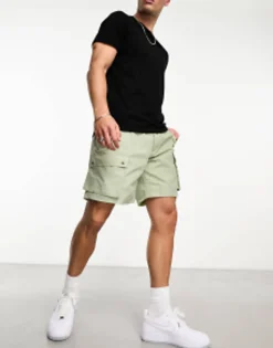 Shorts*Columbia Doverwood Crinkle Utility Shorts In Khaki