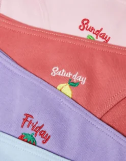 Multipacks*Daisy Street High Leg Briefs 7 Pack Day Of The Week Pants Multi