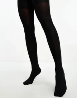 Socks & Tights*DESIGN 40 Denier Tights With Bum Tum Thigh Support In Black