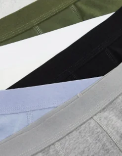 Underwear*DESIGN 5 Pack Trunks In Multi