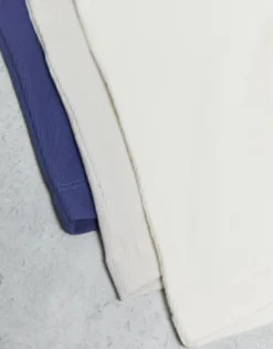 Underwear*DESIGN 3 Pack Trunks In Navy/Grey/Off White Multi