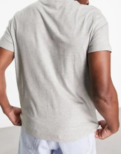 Tall*DESIGN 5 Pack T-Shirt With Crew Neck In Ple Colours Multi