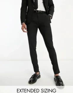 Suits & Tailoring*DESIGN Black Skinny Suit