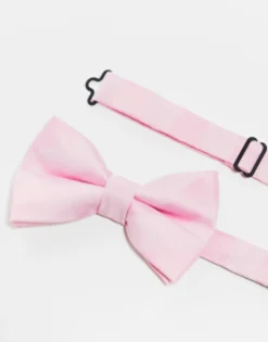 Ties*DESIGN Bow And Brace Set In Pink Light Pink