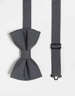 Ties*DESIGN Bow Tie In Charcoal