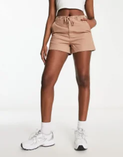 Shorts*DESIGN Cargo Shorts In Tan