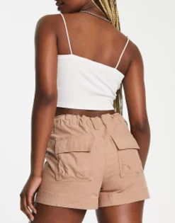 Shorts*DESIGN Cargo Shorts In Tan