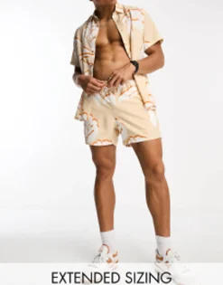 Swimwear*DESIGN Co-Ord In Leaf Print