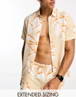 Swimwear*DESIGN Co-Ord In Leaf Print