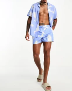 Swimwear*DESIGN Co-Ord In Seahorse Print