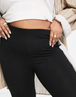 Multipacks*Curve Design 2 Pack Leggings In Black