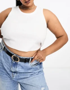 Belts*Curve Design Croc Double Circle Waist And Hip Belt Black