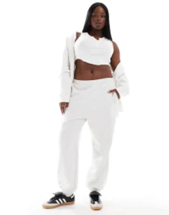 Tracksuits & Joggers*Curve Design Ultimate Jogger Co-Ord In Ice Marl